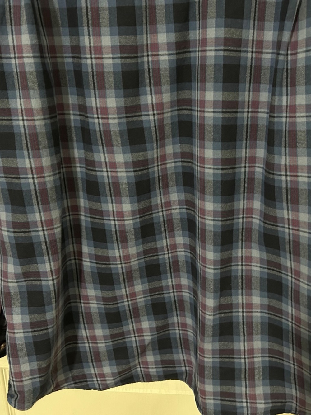 Duluth Trading Co. Men's 2XL Tall Plaid Flannel Shirt Long Sleeve Cotton - Picture 11 of 13